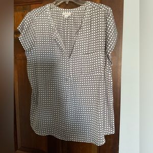 Cap sleeve blouse